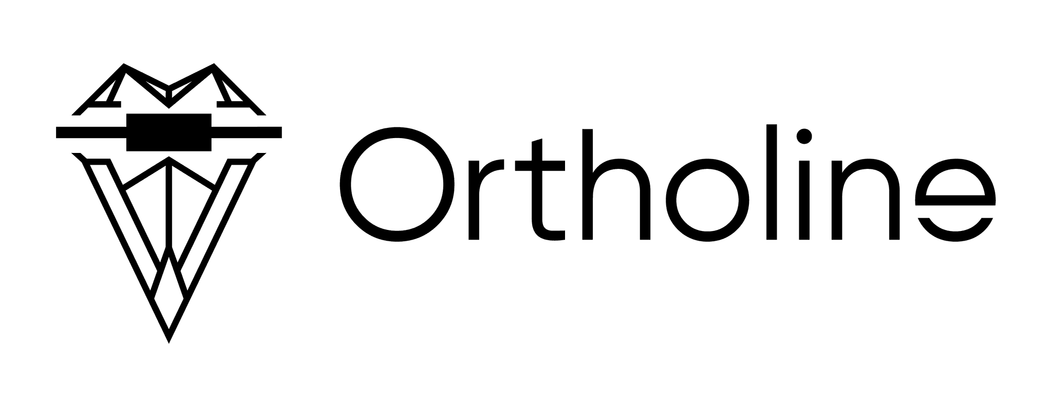 OrtholineLogoHorizontalBlack